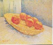 Still Life with Oranges Basket Vincent Van Gogh